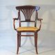 Thonet Armchair No. 221 with bronze decoration, circa 1900 - new caning -