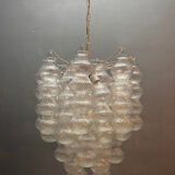 Murano Glass Bubble Chandeliers, Italy, 1980s – Set of 2