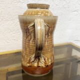 Théière originale en grès  Marron