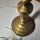 lampe vintage laiton abat jour nacre art deco