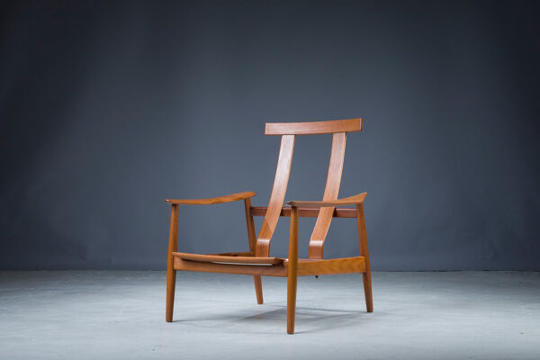 Fauteuil et ottoman par Arne Vodder pour France & Søn