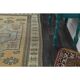 1970s Vintage Turkish Handmade Wool & Cotton Orange Area Rug 134x213