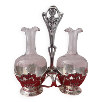 Vinegar Cruet Gallia Art Nouveau 1920