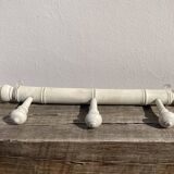 White wooden coat rack / coat hook