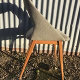 Set of 4 chairs Louis Paolozzi 1950