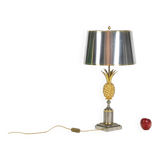 Gilded bronze and sheet metal lamp. 1970s