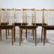 Mid-Century Teak Dining Chairs by WK Möbel, Set of 6, 1960s Design