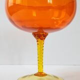 Coupe en verre vintage 1970