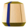 Wall lamp l'Epicurienne olive electric blue