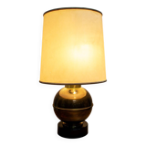 Lampada in ottone e smalto Italia Anni '40