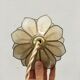 Flower walkman lamp in mother-of-pearl and brass