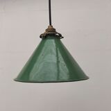 Suspension cone enamelled sheet metal