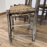 Ensemble de 6 chaises paillées