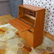 Secretary scandinavian vintage teak design 1960