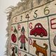Vintage ABC wall rug
