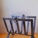 Brutalist magazine rack