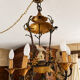 Lustre Naturaliste Aux Oiseaux, Fleurs Et Feuillages