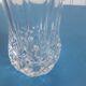 Small vintage Cristal d’Arques vase in cut glass – H. 13 cm