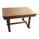 Table à rallonges en chêne rénovée