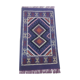 Kilim violet berbère fait à la main 56x95cm