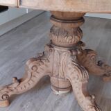 Oval wooden table with extensions