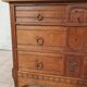 Louis XVI style oak commode