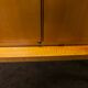 Scandinavian wardrobe 1960 honey color 4 doors L 205 cm