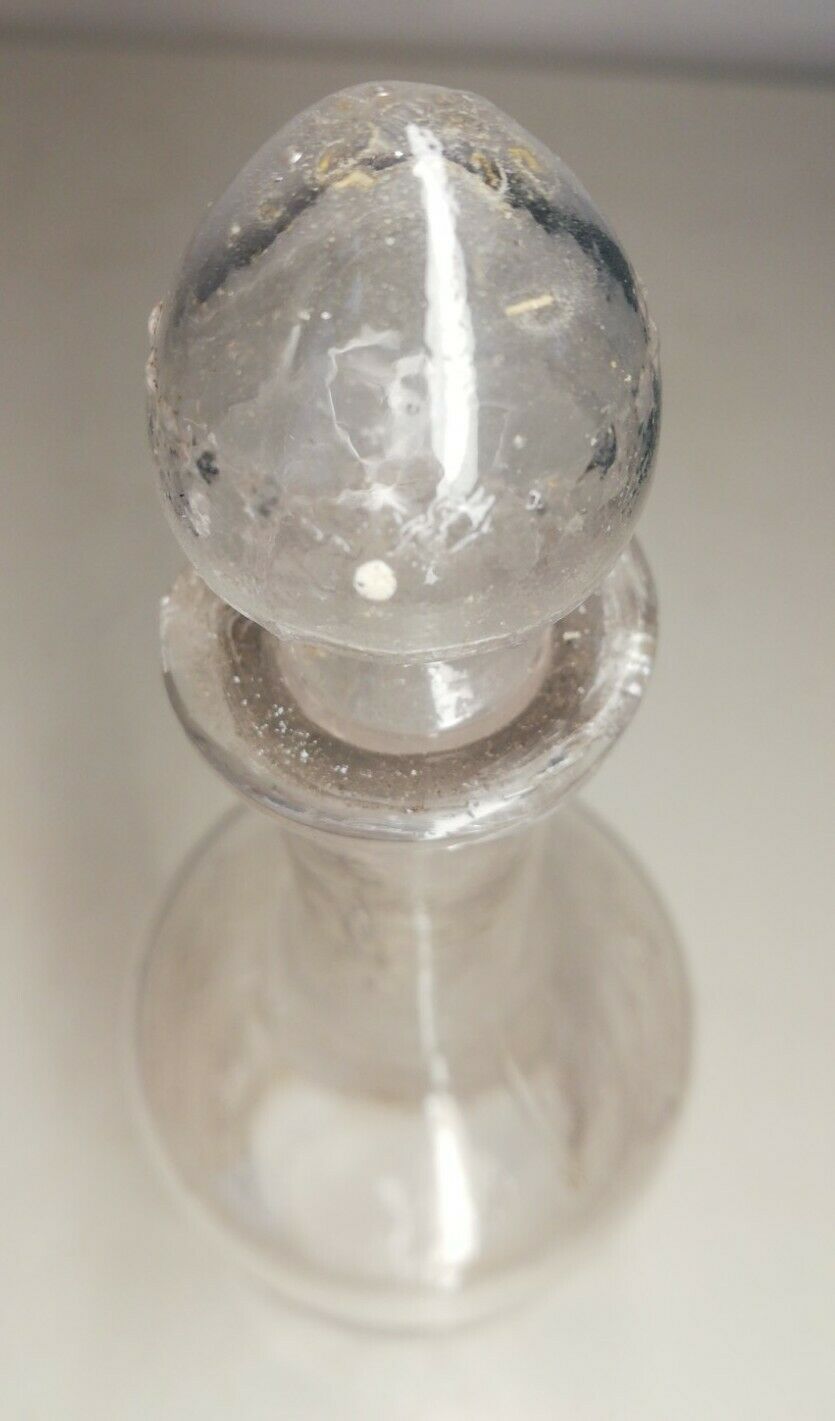 Vintage glass bottle