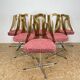 Mid Century 1960s Smoked Perspex Chairs and Glass Table