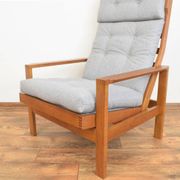 Mid-Century Danish Oak Armchair by Leif Alring for Madsen & Schubell, 1960s