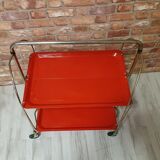 Foldable bar on wheels, Germany, 1970s Bremshey Dinett