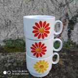 Tasses fleuries