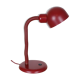 Vintage red metal desk lamp