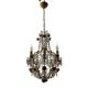 Lustre Rose Vintage en Cristal