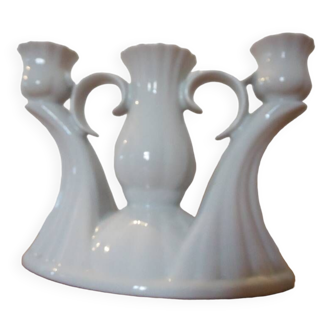 Chandelier ceramique blanc