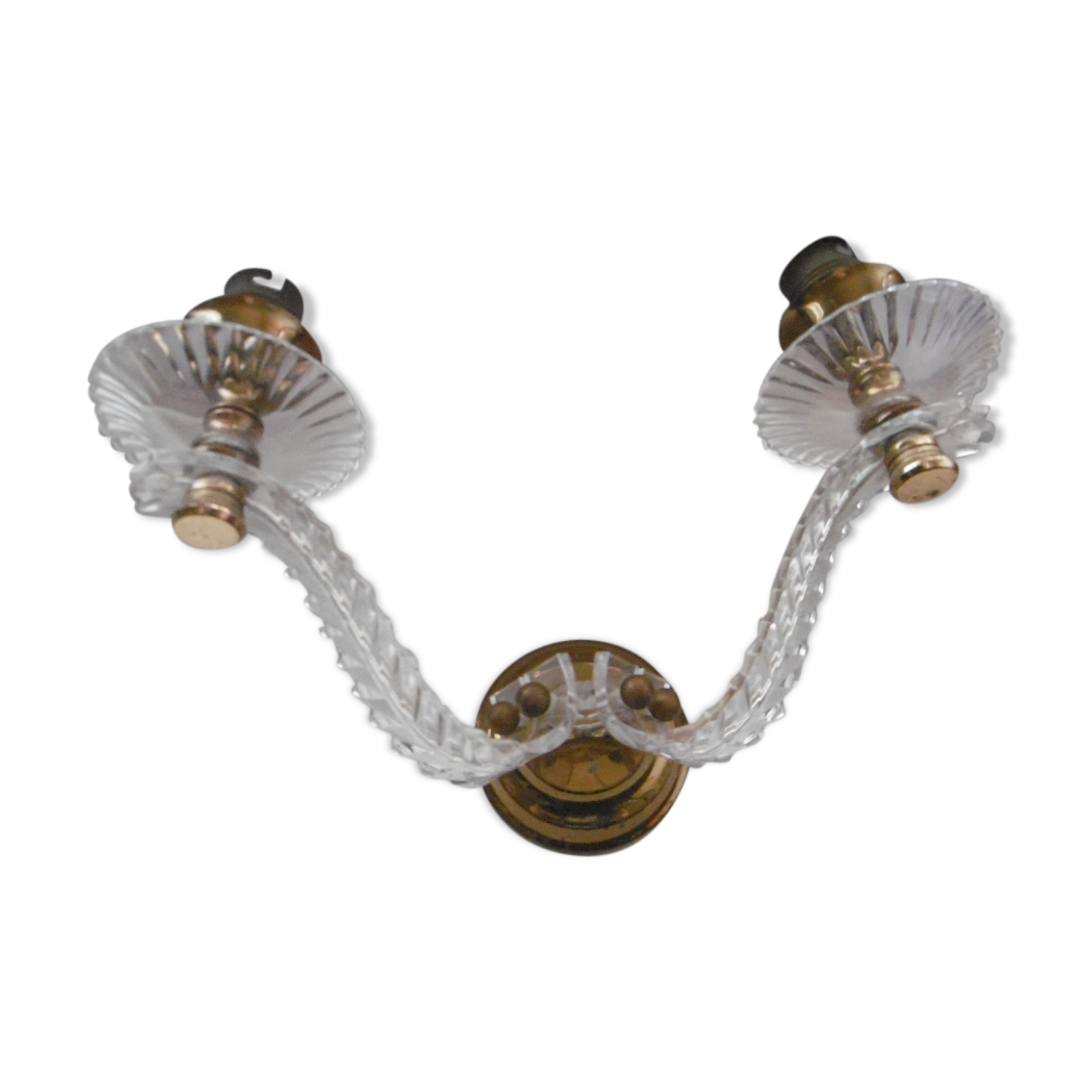 Wall light double branch vintage 1960