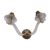 Wall light double branch vintage 1960