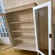 Painted glass bookcase, early 20th century