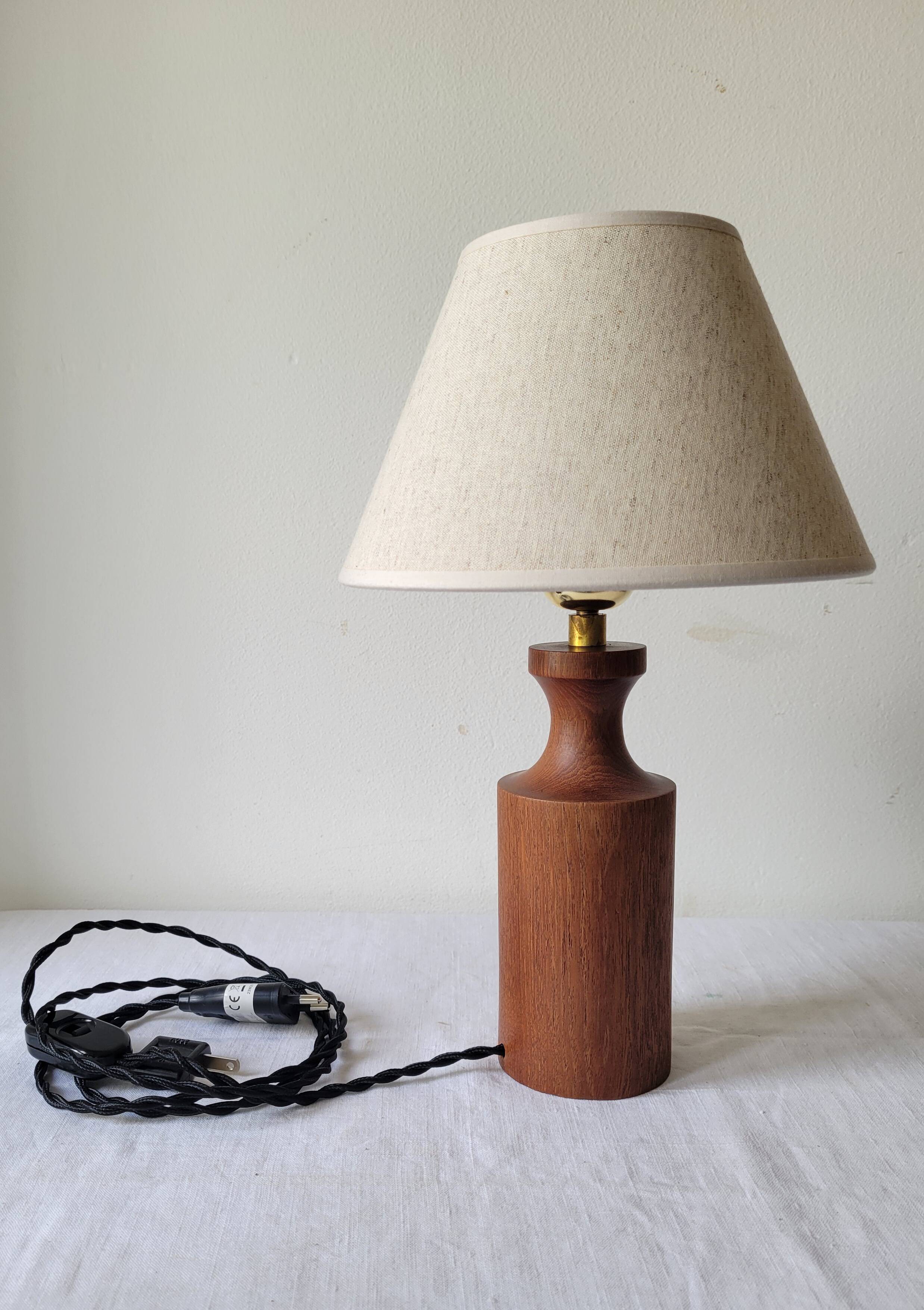 Scandinavian teak lamp