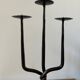 Antique wrought iron candlestick