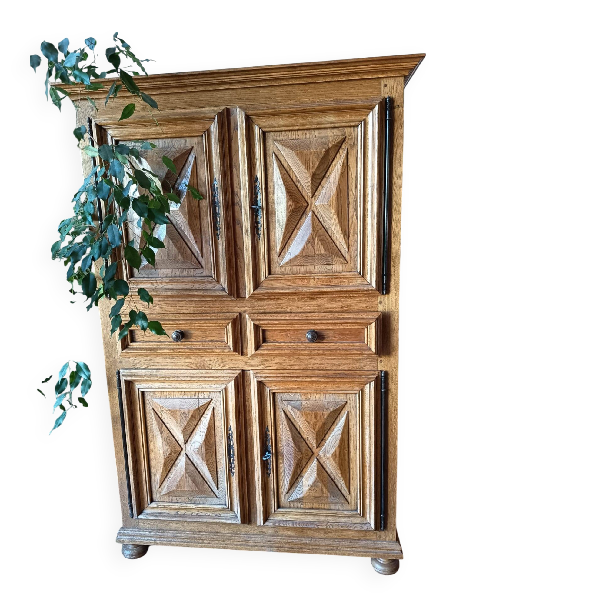 buffet sideboard light oak rustic style