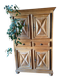buffet sideboard light oak rustic style