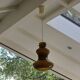 Brown suspension by Massimo Vignelli for Gino Vistosi, Murano.