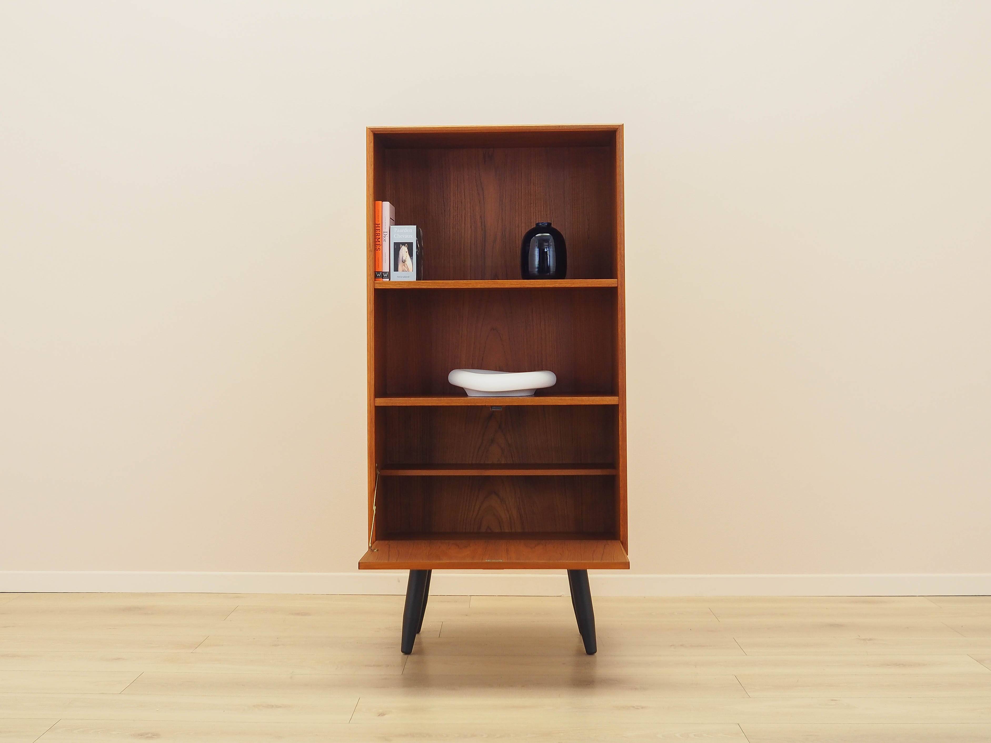 Teak bookcase, Danish design, 1970s, made in Denmark