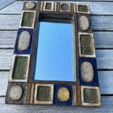 Sblime Vallauris ceramic mirror “Les Argonautes” signed