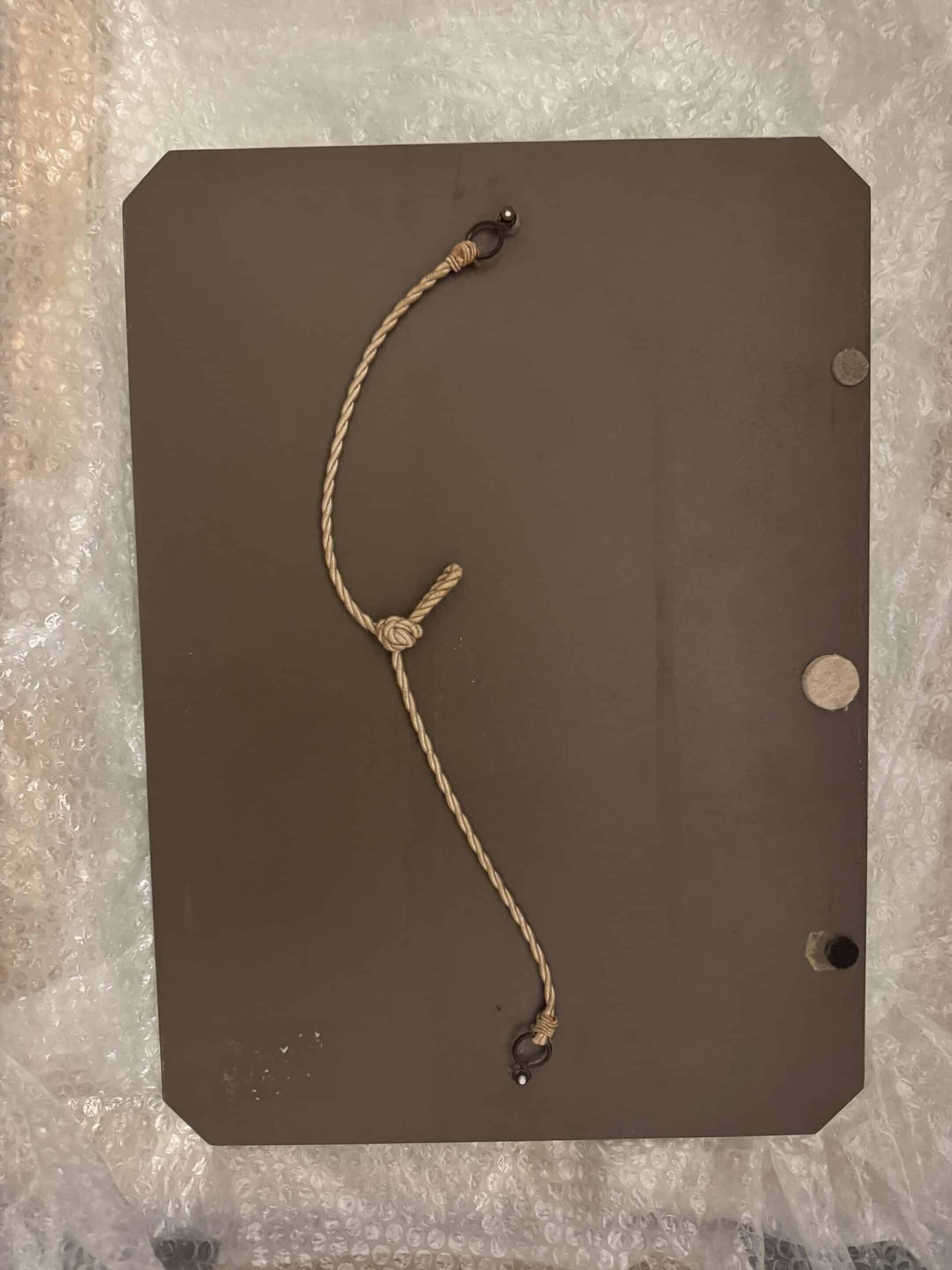 Vintage beveled glass mirror