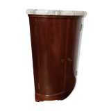 Mahogany notch with marble