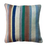 Vintage turkish kilim cushion cover , 45 x 45 cm