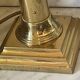 Lampe colonne en laiton 40cm vintage