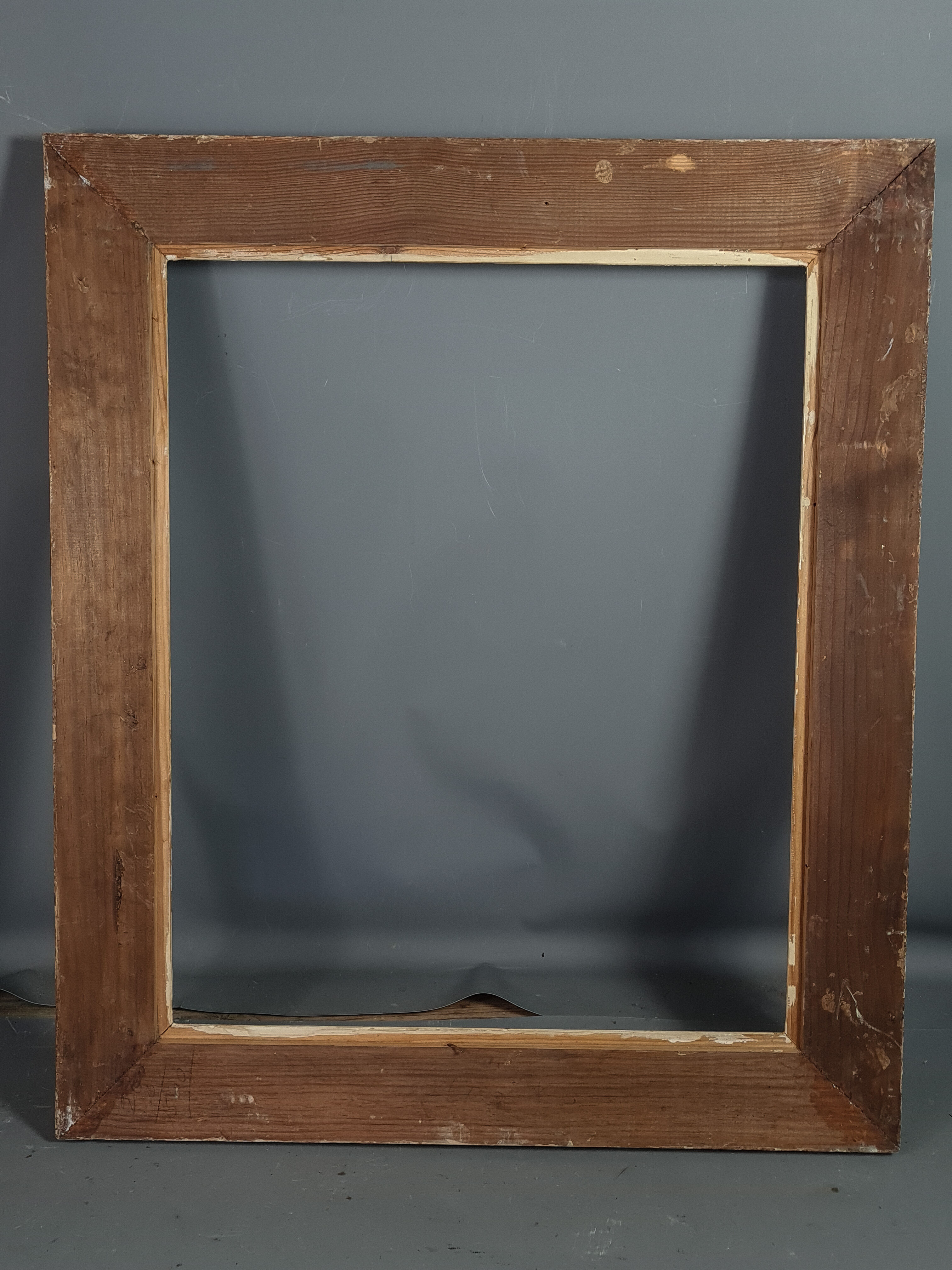Old frame Montparnasse carved wood patinated 68x59 foliage 54.8x45 cm